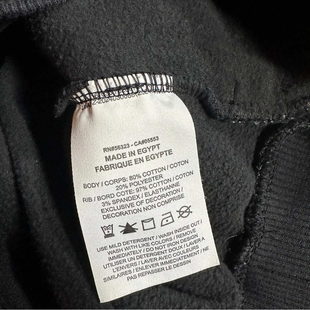Nike Kids Hoodie Small‎ Black Pullover Sweatshirt Colorful Swoosh Print Logo